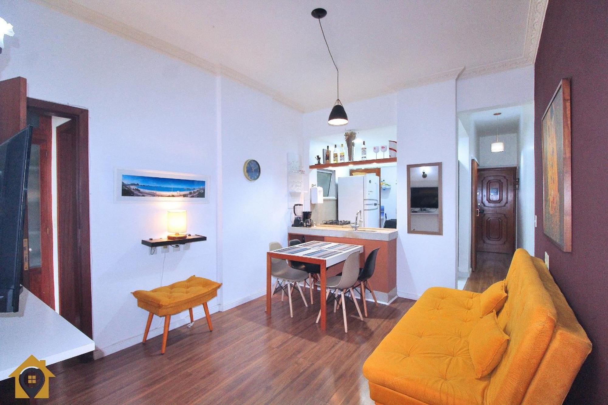 Apartemen Encantador 1 Quarto: 300m Da De Copacabana Rio de Janeiro